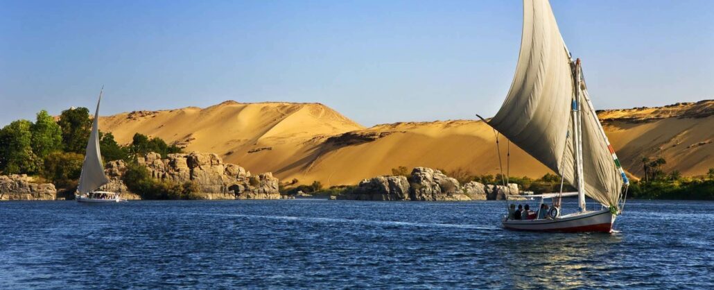 Barcas de vela en Egipto
