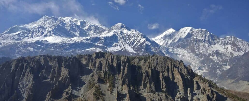 Vista del Himalaya en Nepal