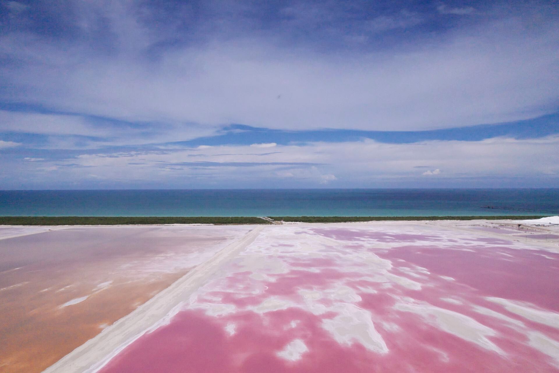 Las Coloradas, salinas rosadas de Yucatán