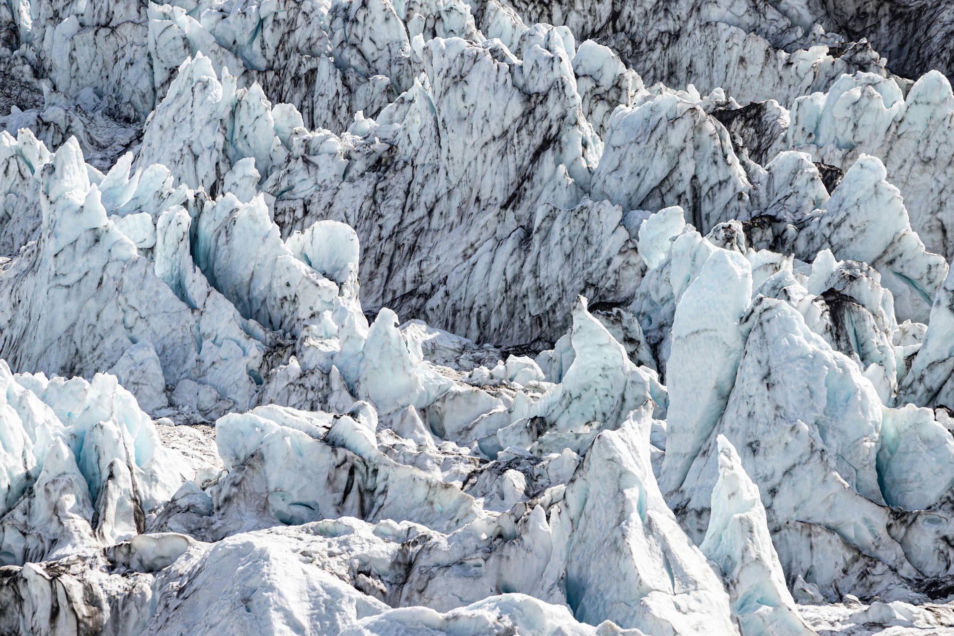 Bloques de hielo de un glaciar